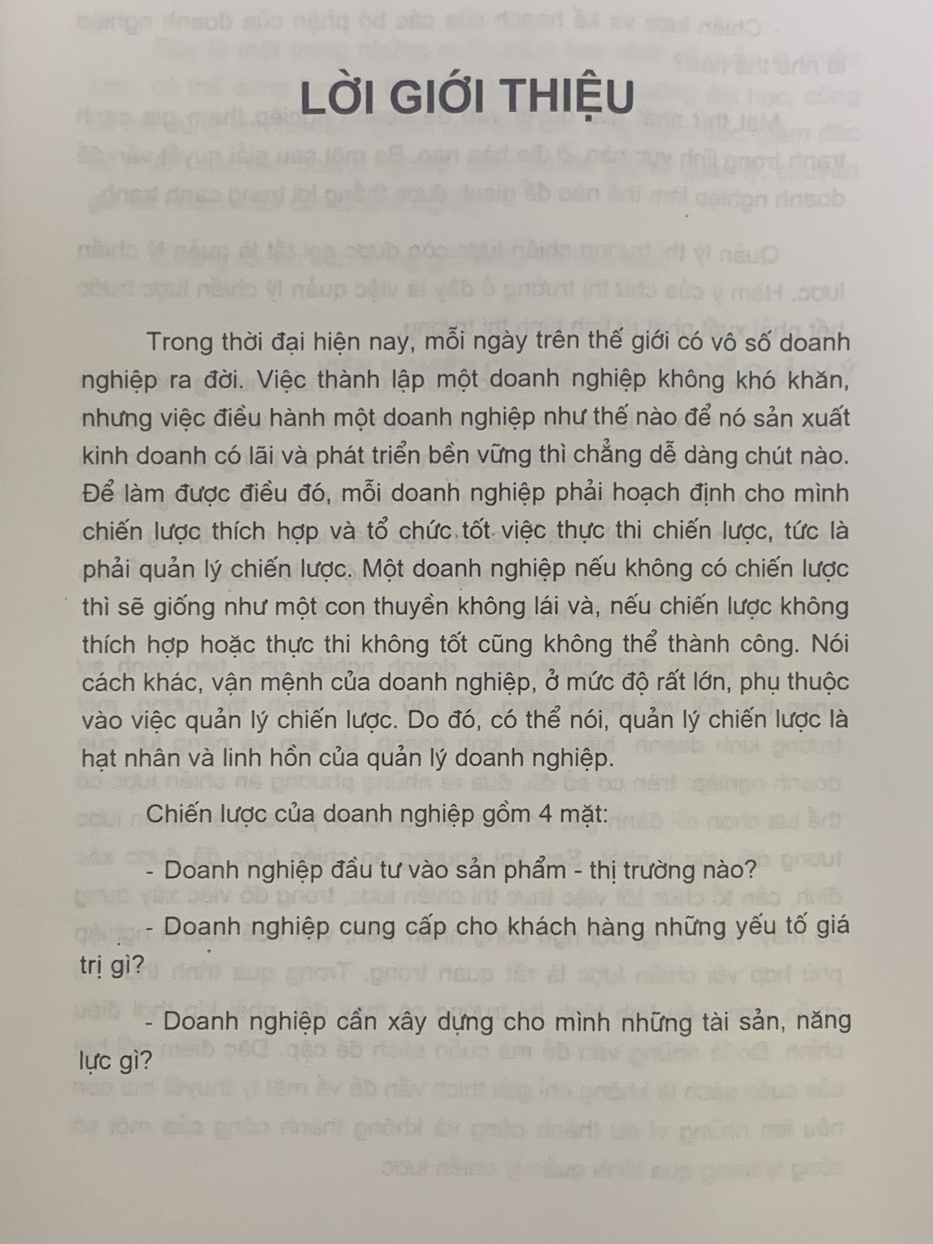 Quản Lý Thị Trường Chiến Lược