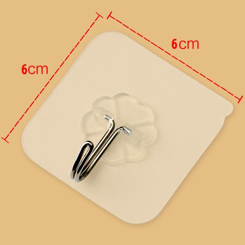 COMBO 10 -20 Móc Dán Tường Treo Đồ Đa Năng Chịu Lực Trong Suốt