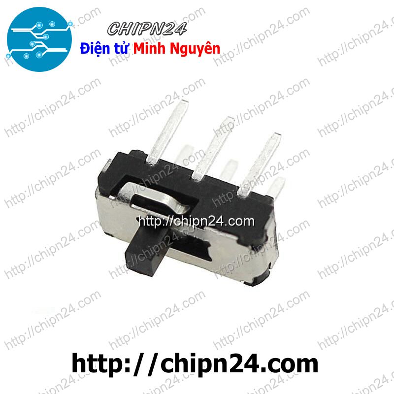 [5 cái] (KG1) Công Tắc Gạt MSS-22D16 (2P2T 6 chân 2 vị trí Thẳng) 300mA