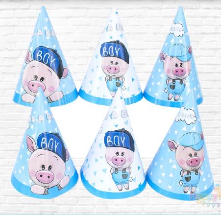 Nón sinh nhật cho bé trai (bộ 6 cái)