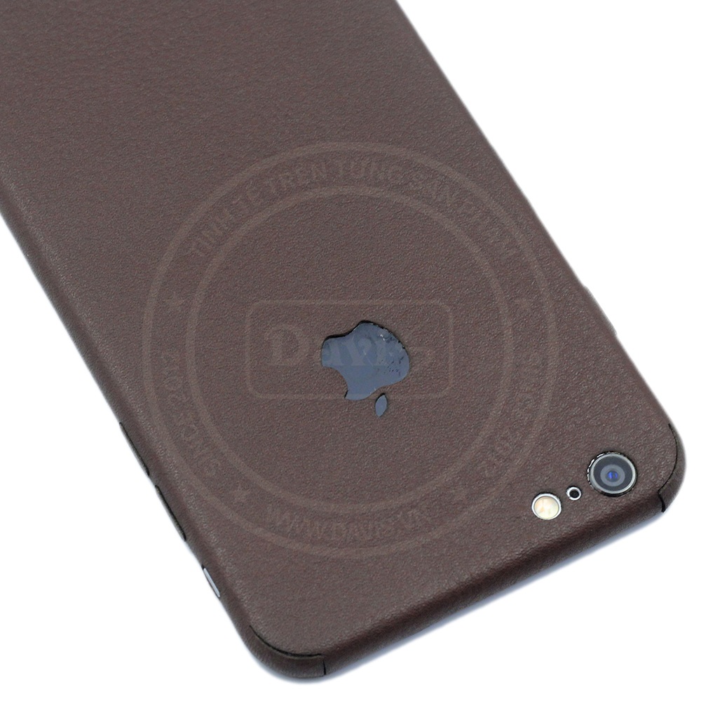 Dán da full viền iphone 6/6s Plus, làm từ da thật cao cấp - Chính hãng Davis