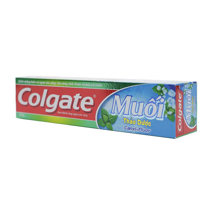 Kem đánh răng Colgate muối thảo dược Canxi + Flour 250g