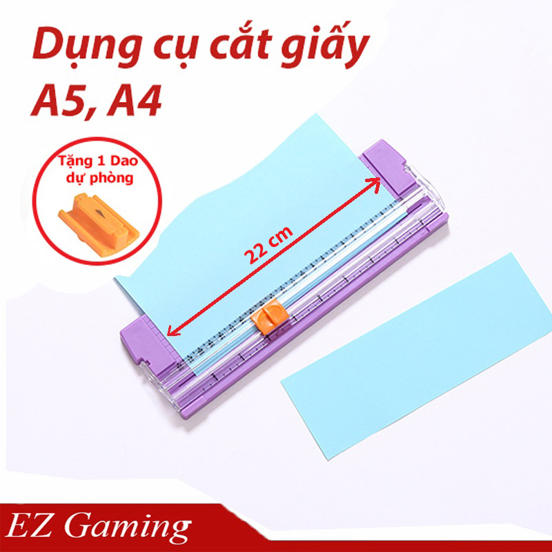 Mua Dụng cụ dao cắt giấy a4,a5 EZ1 nhỏ gọn hiện đại. giúp cắt thẳng tuyệt đối.