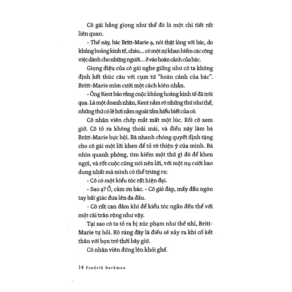 Sách - Britt-Marie Đã Ở Đây (Fredrid Backman)