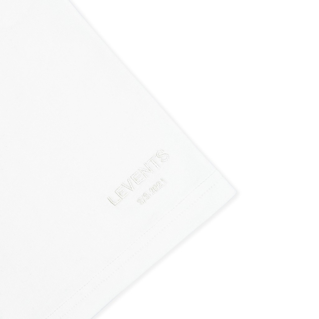 Áo thun LEVENTS XL Logo/ White Black