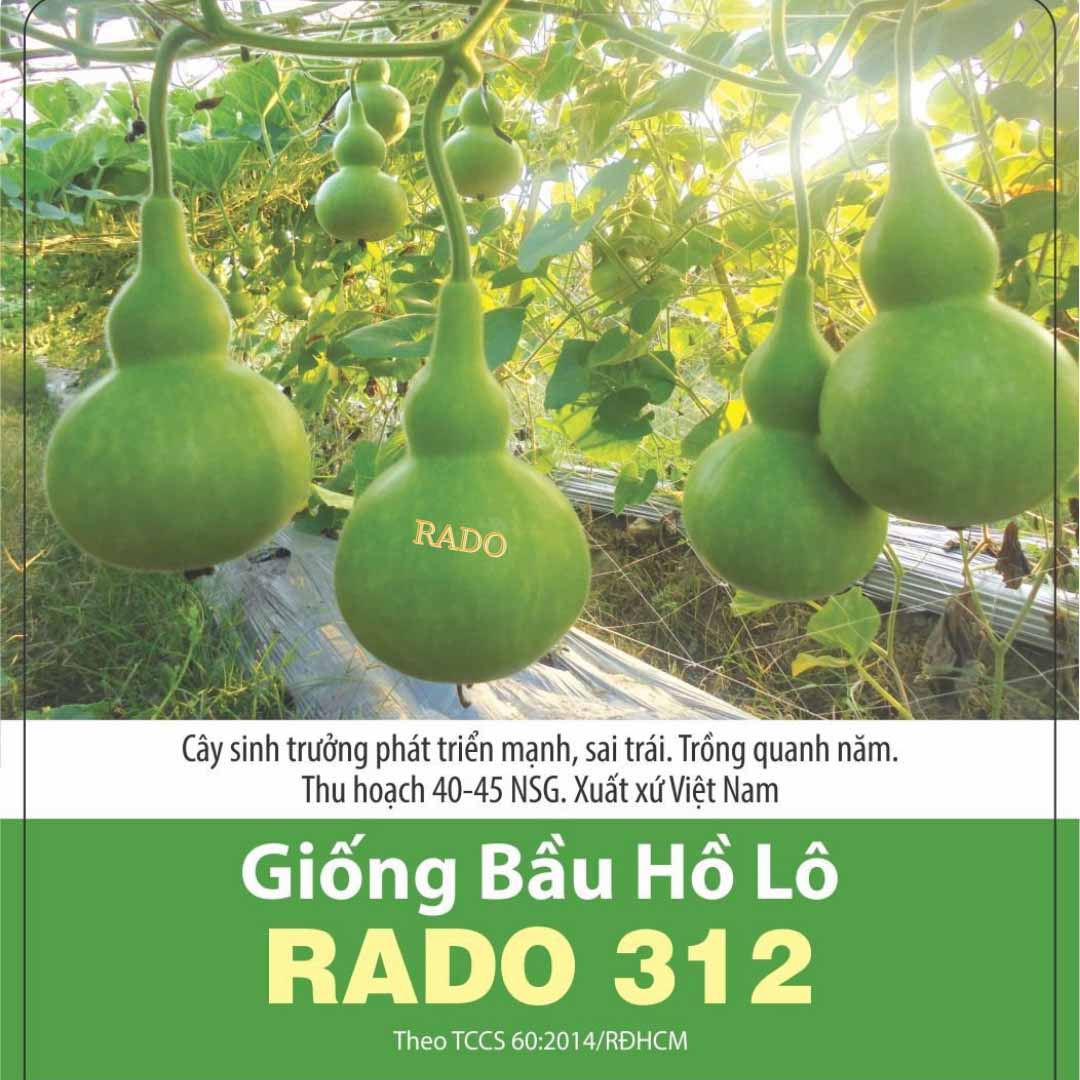 [Seeds] Hạt giống bầu hồ lô RD312, đóng gói 10 hạt