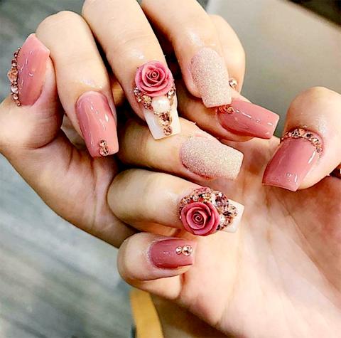 Click xem cách vẽ mẫu nail hoa nổi 3D siêu đẹp – KellyPang Nail