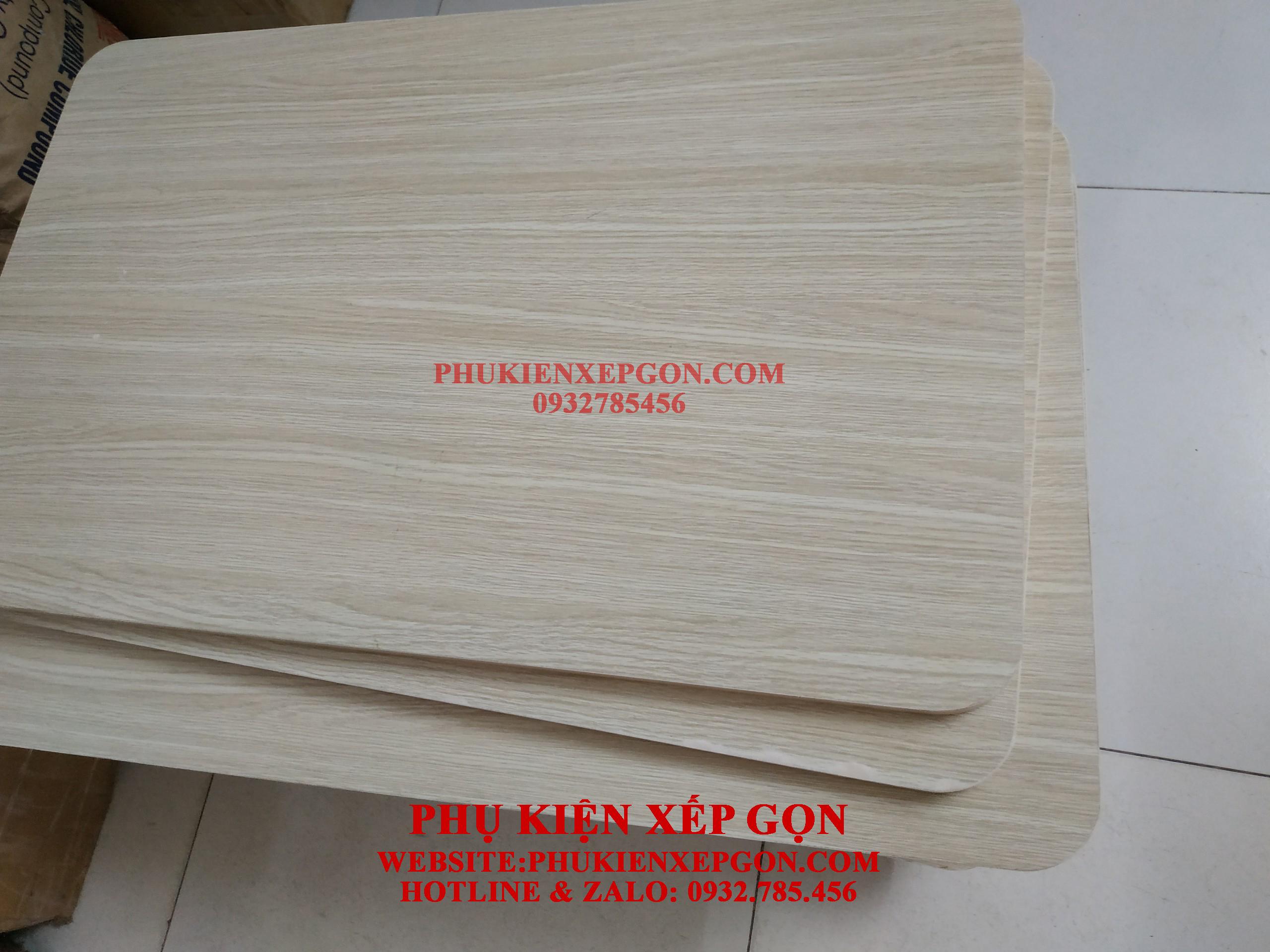 MẶT BÀN VÂN GỖ SANG TRỌNG BO GÓC (40X60CM)