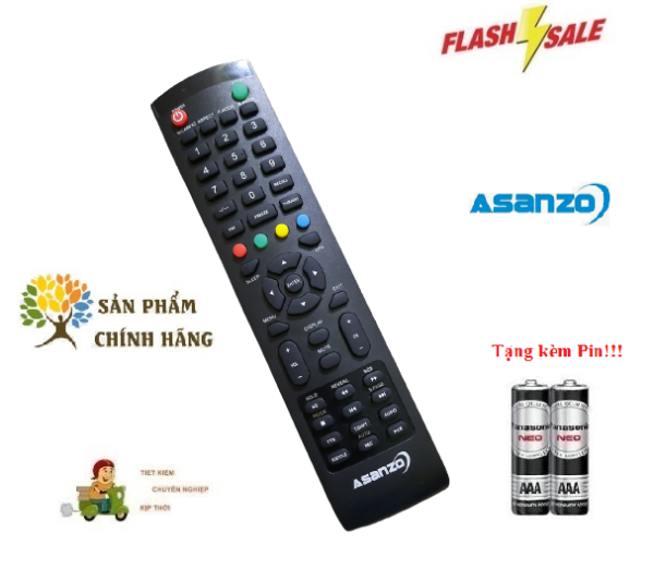 Bảng giá Remote Điều khiển TV Asanzo - Hàng mới chính hãng 100% Tặng kèm Pin!!!