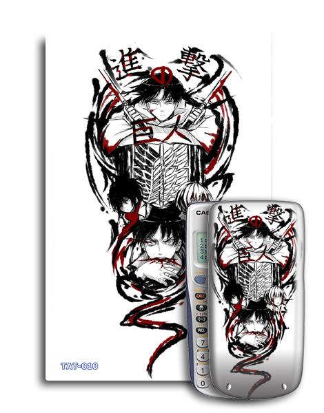 Bộ 2 decal trang trí máy tính cầm tay Doreamon 036