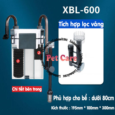 Lọc treo Xiaoli Sunsun XBL 300/XBL 400/ XBL 500/XBL 600 - 4
