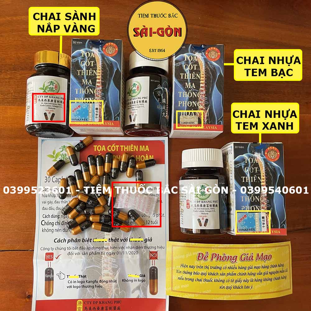 Tọa Cốt Thiên Ma Thống Phong Hoàn (HÀNG XỊN DATE MỚI VIÊN CÓ CHỮ)