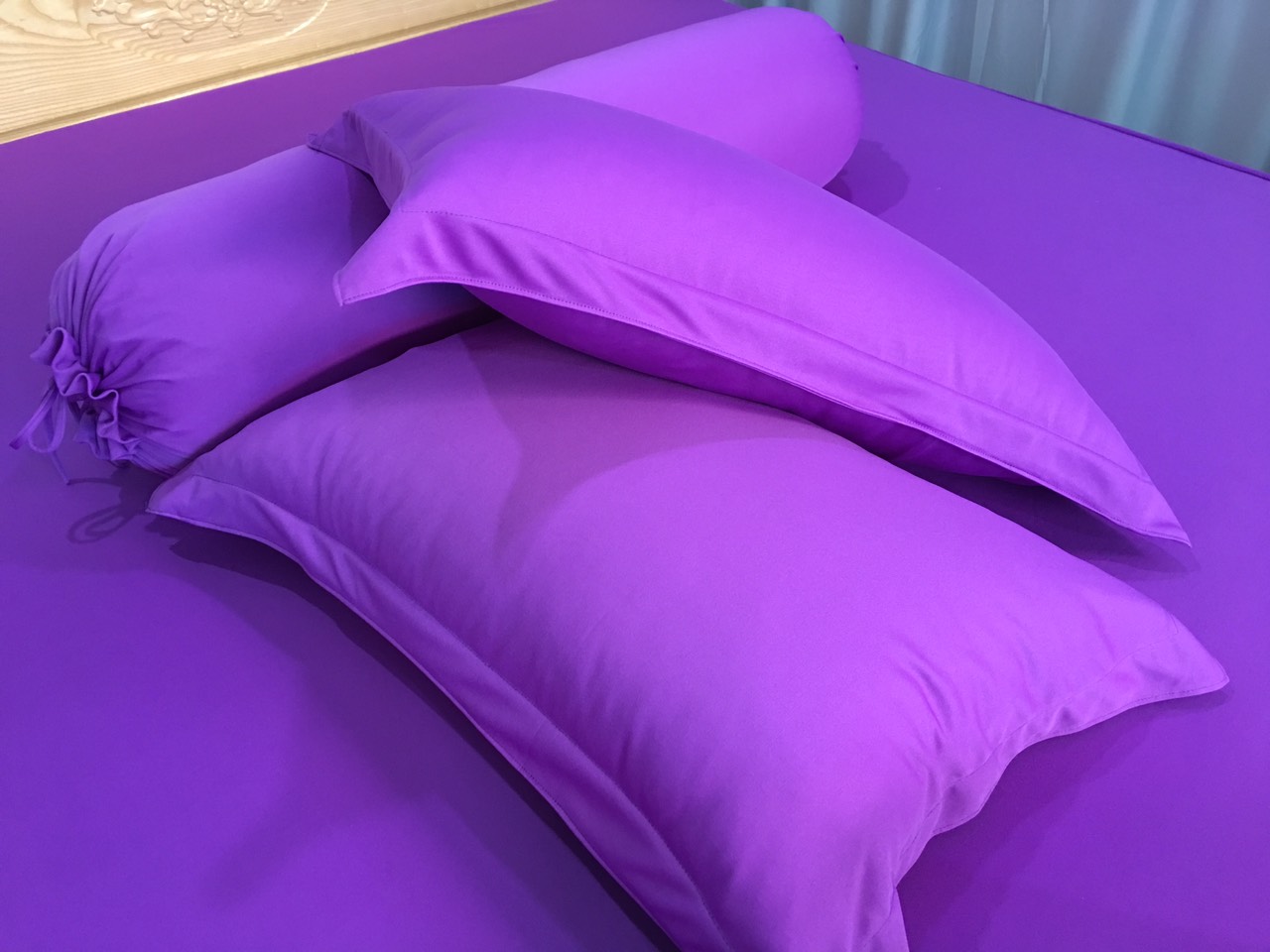 Drap Lẻ Thun Lạnh Hàn Quốc Lan Phạm Bedding - Màu Tím Cà