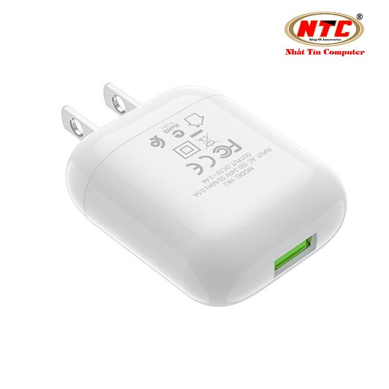 Cốc sạc nhanh Hoco HK2 Original series Output max 3.4A - Nhat Tin Authorised Store