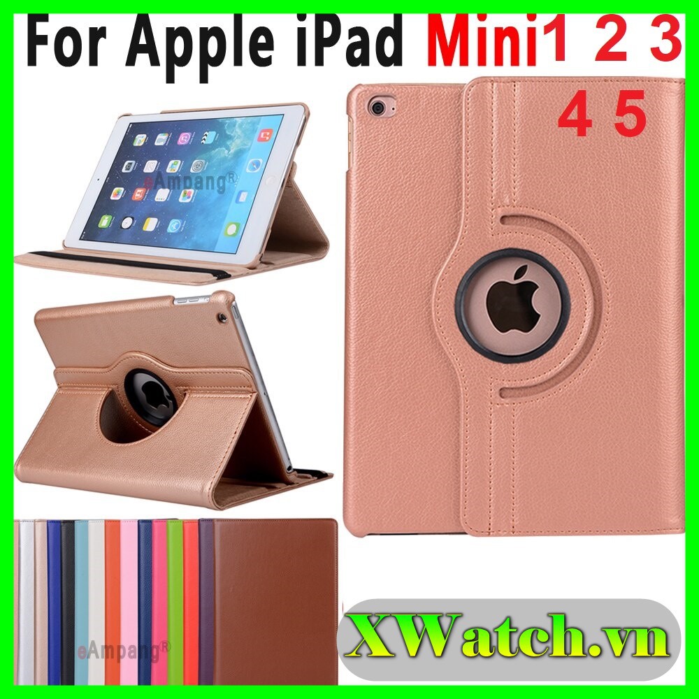 Bao da xoay 360 ipad mini 1 2 3 4 5 cao cấp