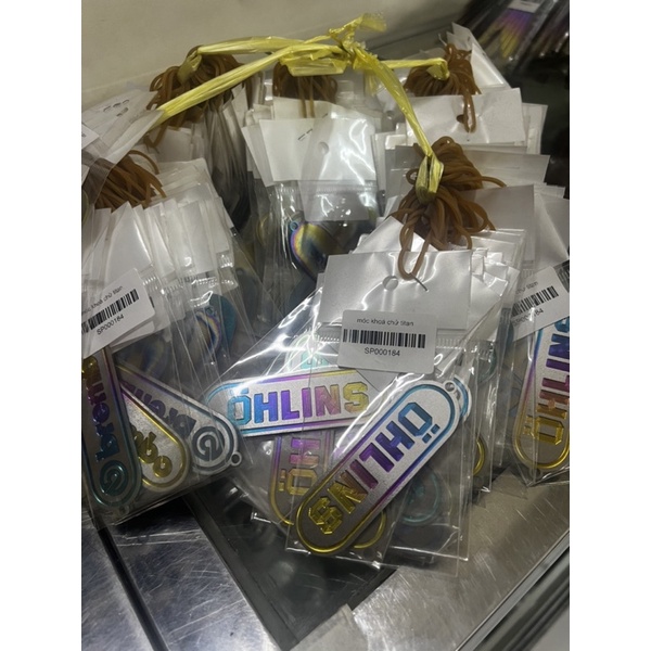 Móc Khoá Titan Chữ Ohlins/Nitron/Takegawa/Yoshimura/Brembo