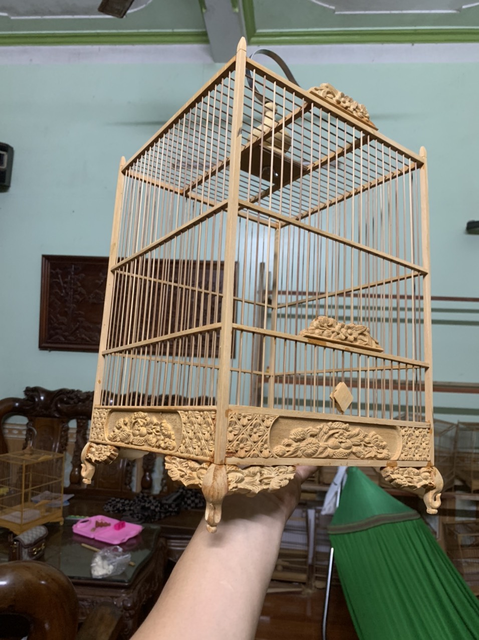 lồng chim tự ráp chim hút mật