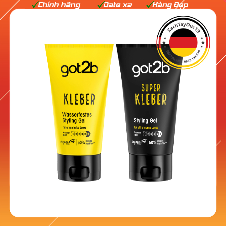 ɡel Vuốt Tóc Schwarzkopf Got2b Kleber 150ml của Đức