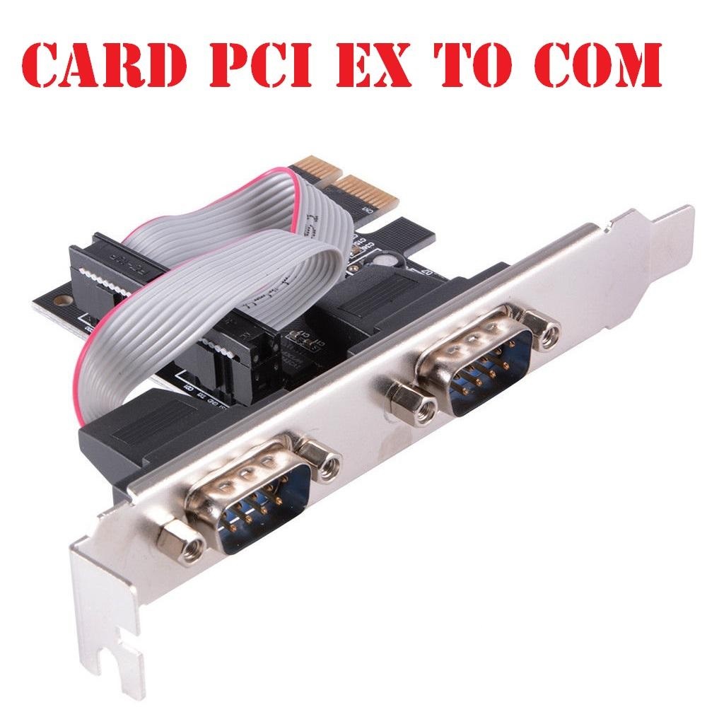 Card PCI Ex to Com cho máy tính