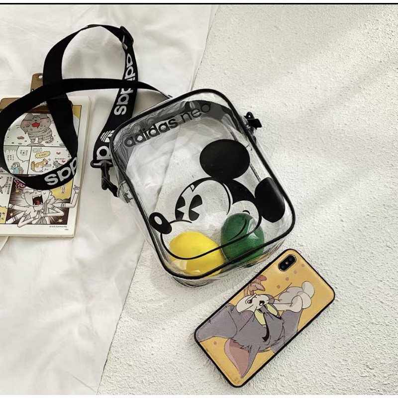 TÚI ĐEO CHÉO TRONG SUỐT - MICKEY- CV08