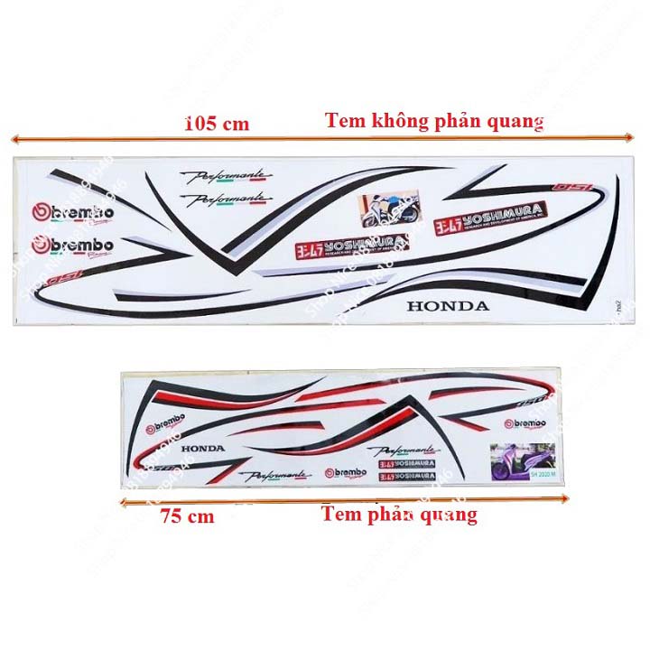 Tem chỉ xe máy Honda SH 2020