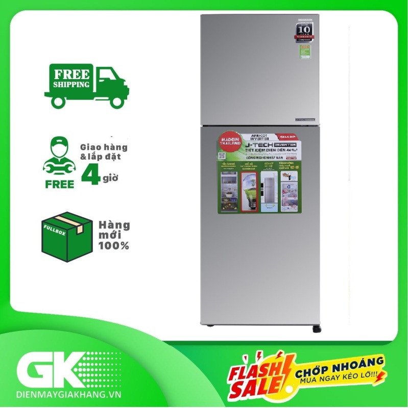 Tủ lạnh Sharp SJ-X251E-SL 241 lít Inverter