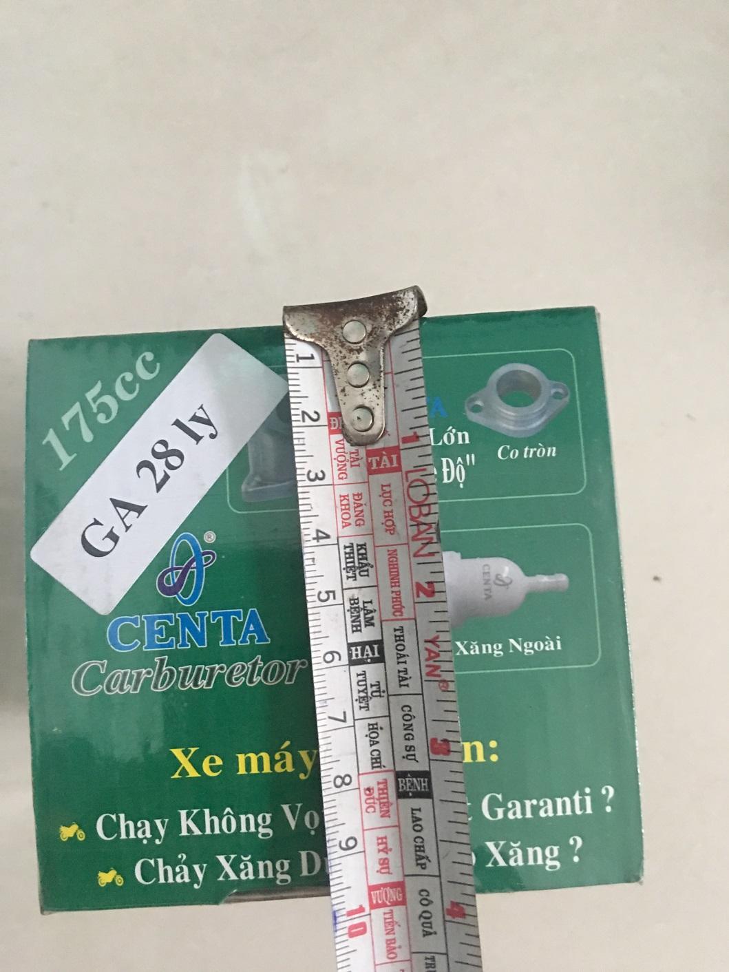 Bộ chế hòa khí Bình xăng con CENTA 175 - siêu tốc
