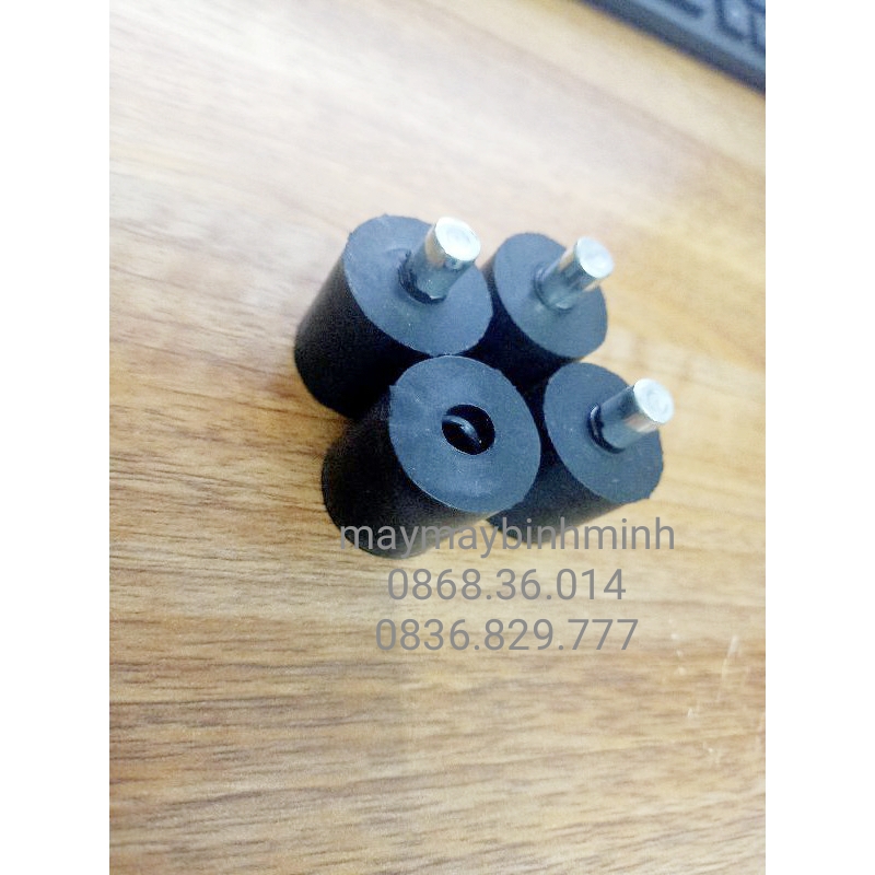 Bộ cao su chân đế máy vắt sổ (combo 4 cái, 3 chốt sắt +1 không chốt sắt)