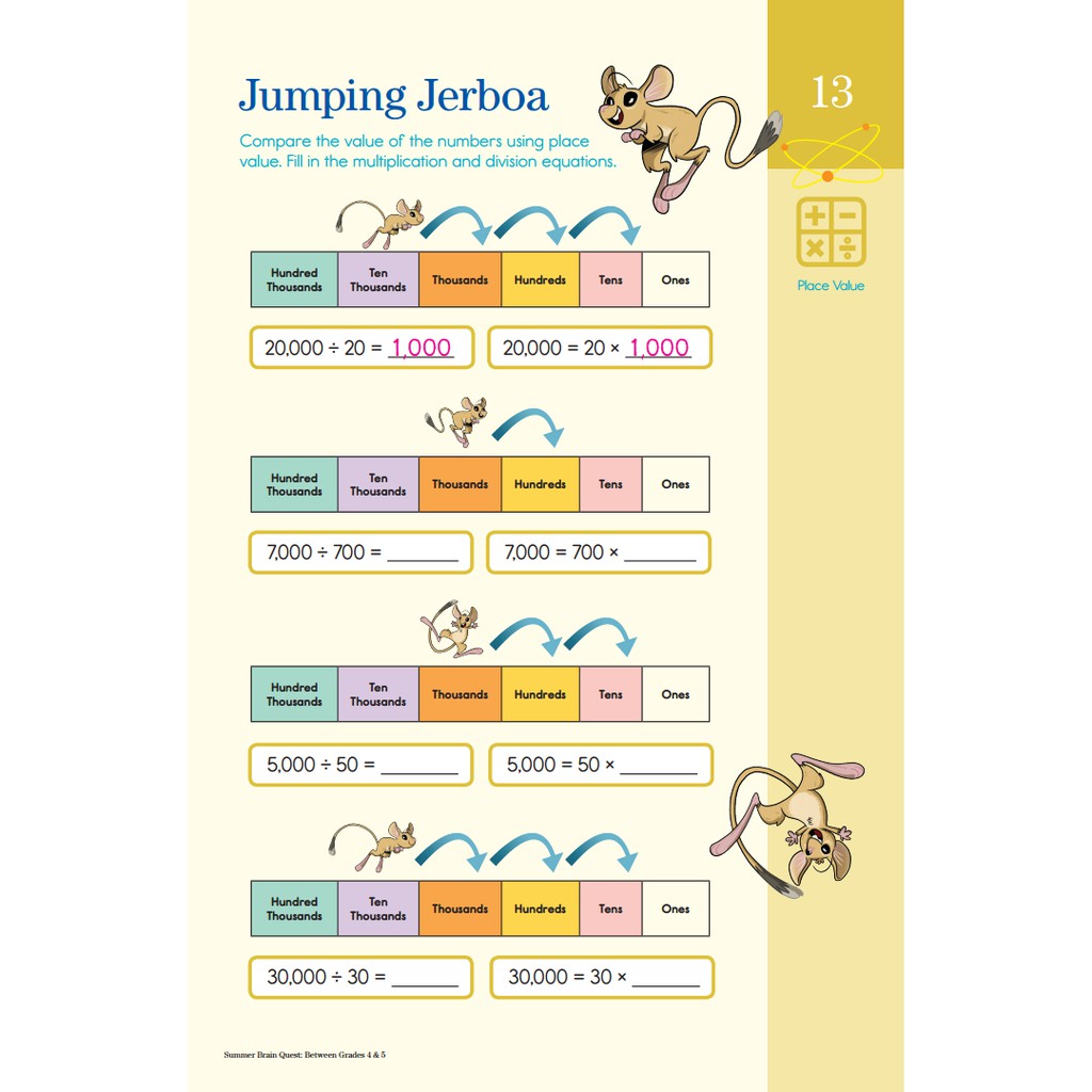 Sách Summer Brain Quest 4&5 - Á Châu Books ( Cho Bé 9 Đến 10 Tuổi )