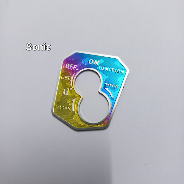 Tem dán ổ khóa các dòng xe có sẵn keo 3m