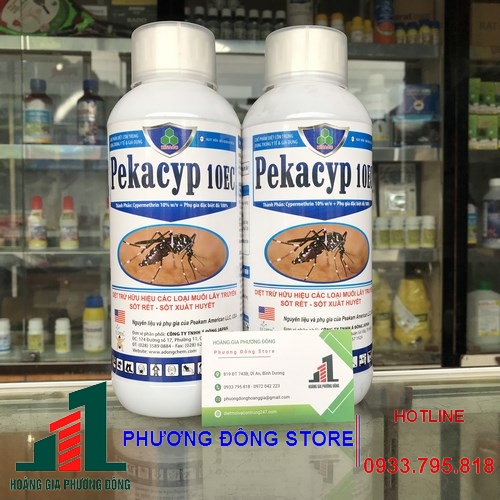 Thuốc diệt muỗi và côn trùng giá rẻ Pekacyp 10EC