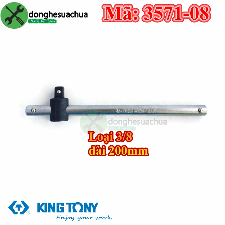 Cần trượt 3/8 kingtony 3571-08 dài 200mm