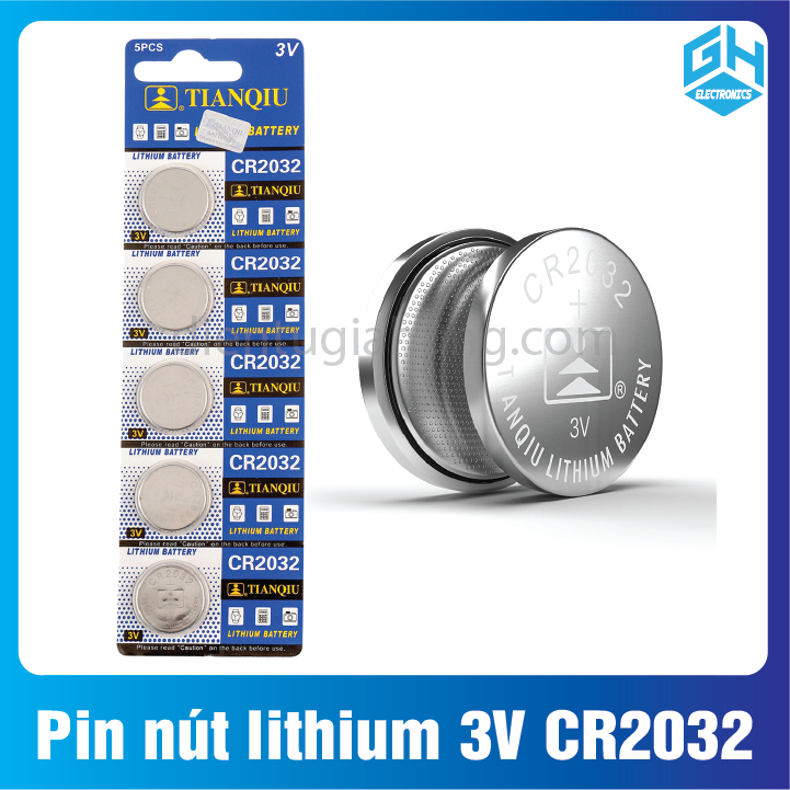 Cr2032 - pin nút lithium 3v dùng cho cân điện tử, máy tính cr2032