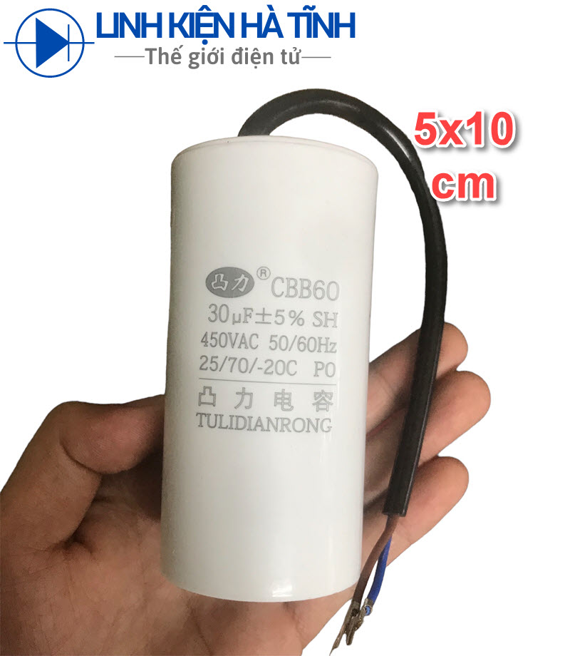 Tụ cbb60 30uf 450vac tụ khởi động