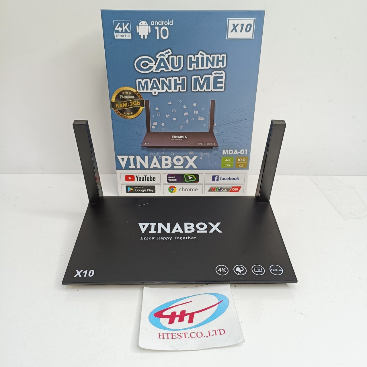 ANDROID TV VINABOX X10, RAM 2G 4GB ROM 16GB-3GB, ANDROID 10.0