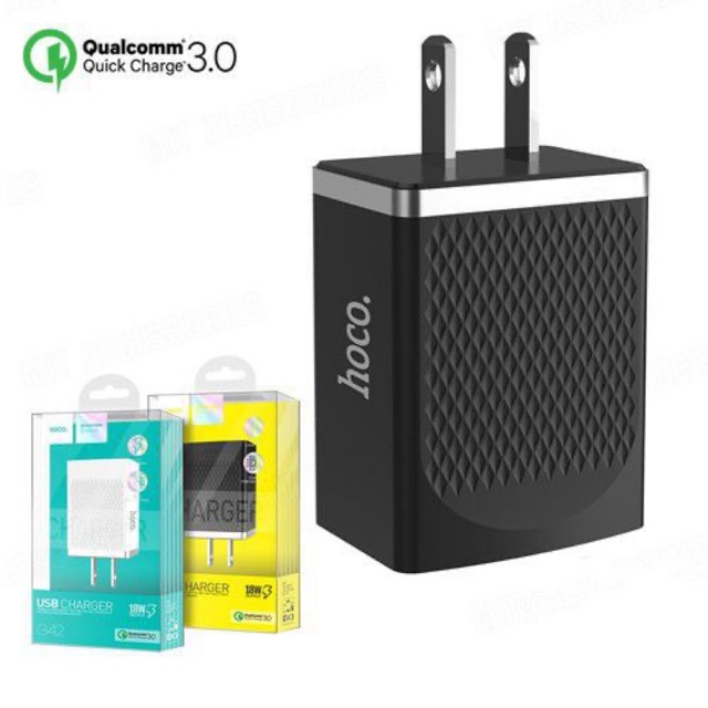 Củ sạc nhanh HOCO C42/C42A Qualcomm Quick Charge 3.0 18W