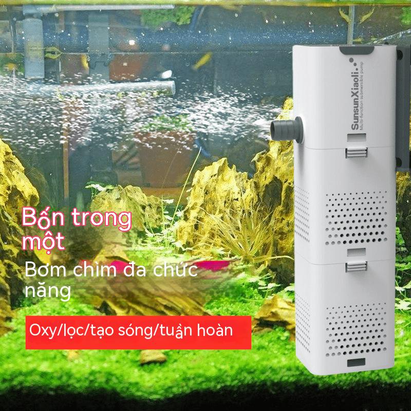 Bộ lọc bể cá không cần thay nước, nhiều mẫu mã, máy bơm lọc bể cá, máy bơm tuần hoàn bốn trong một, máy bơm oxy tích hợp, giao hàng tận nơi nhanh chóng