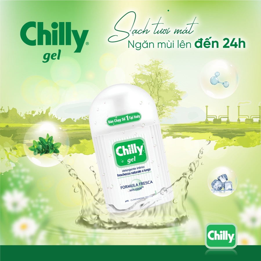 Dung Dịch Vệ Sinh Phụ Nữ Chilly 200ml