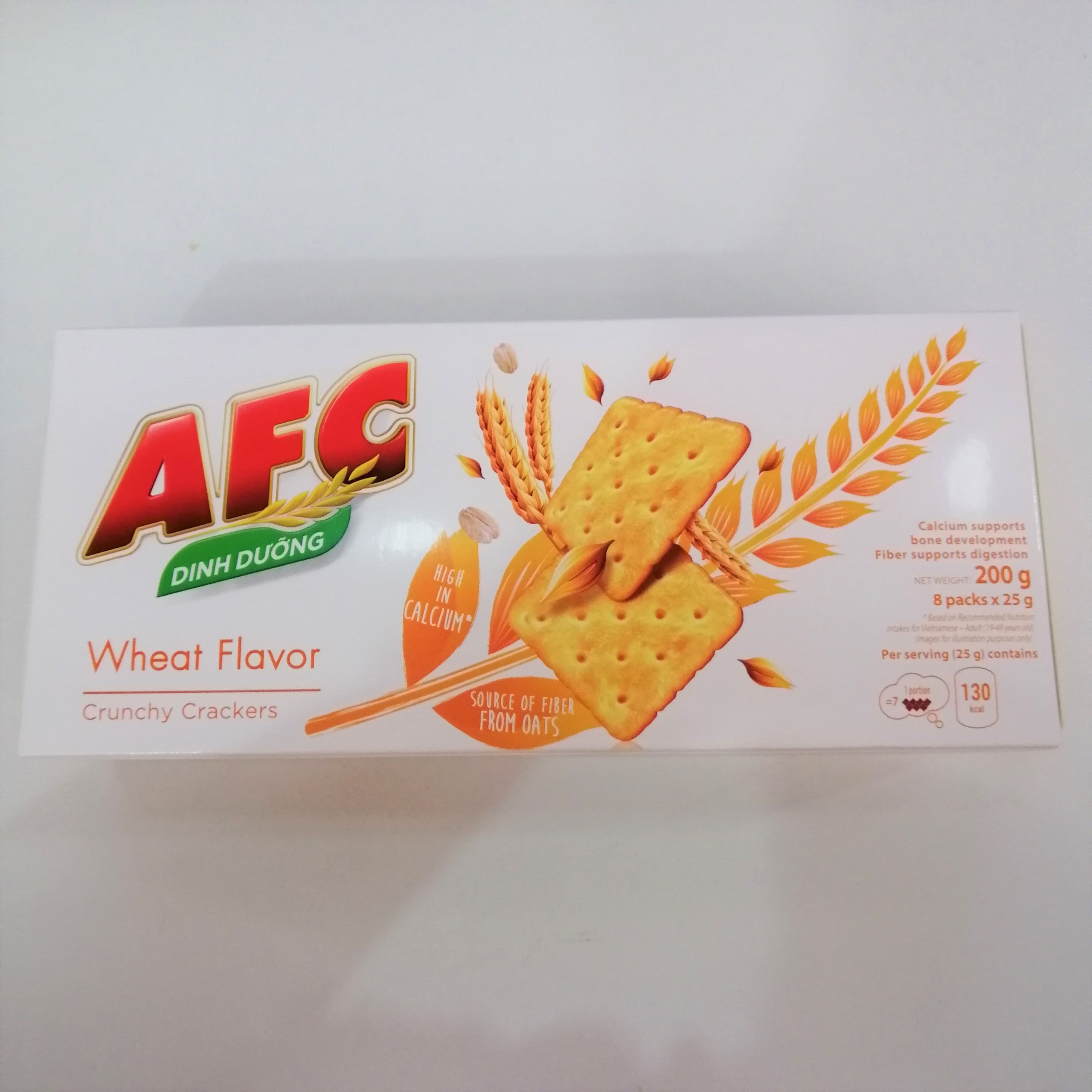 Bánh Cracker AFC Dinh Dưỡng Lúa Mì (Hộp 172g)