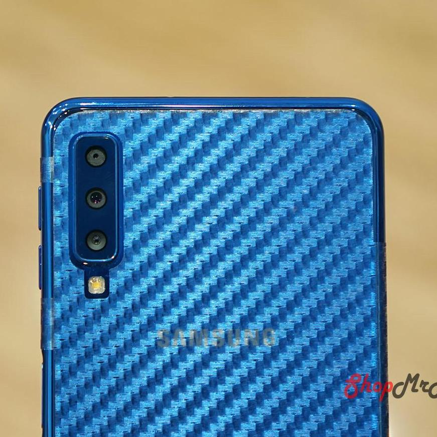 [HCM]Bộ 3 Skin Dán Mặt Lưng Vân 3D Samsung A7 2018