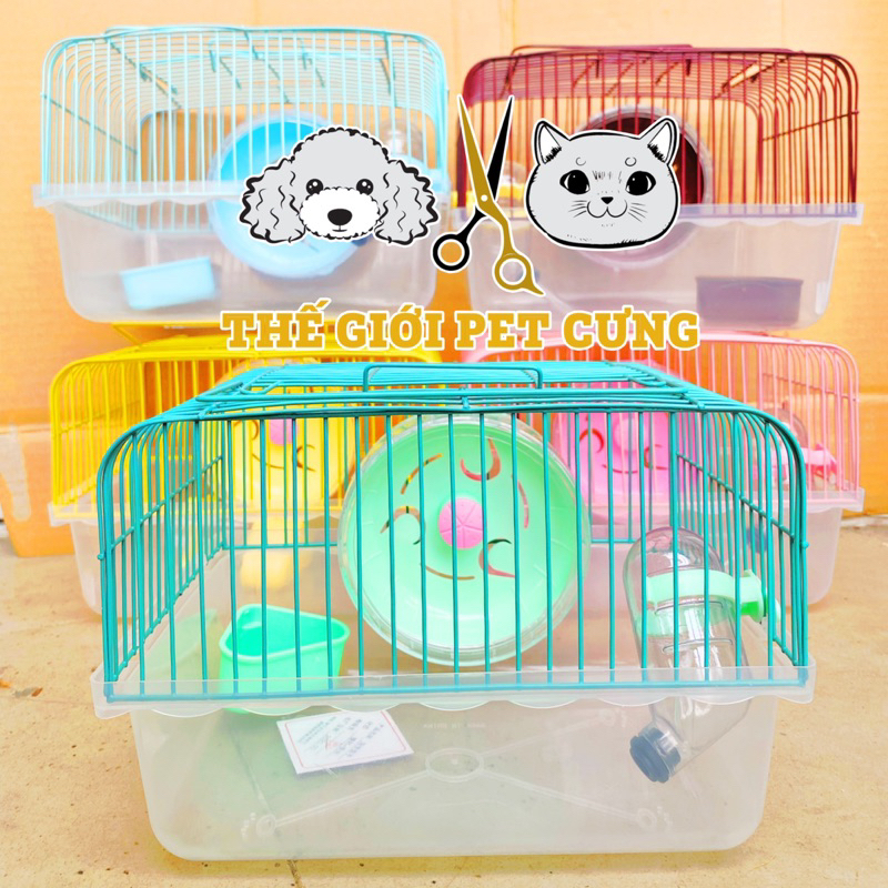 Lồng Mini Siêu Xinh Hamster Thỏ Bọ Nhím Sóc