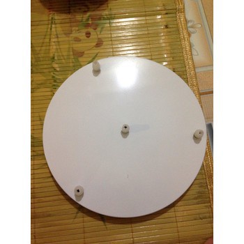 Đế ốp đèn thả 3 lỗ tròn dùng cho bộ thả 3 đèn - Đen/Trắng/Đồng