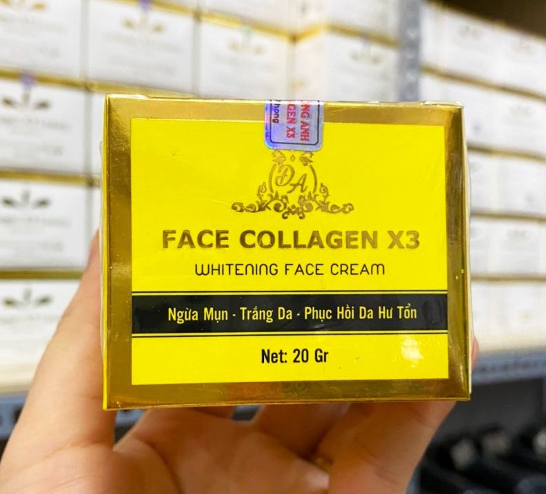 Combo Kem Face Collagen X3 Luxury + Serum Colagen X3