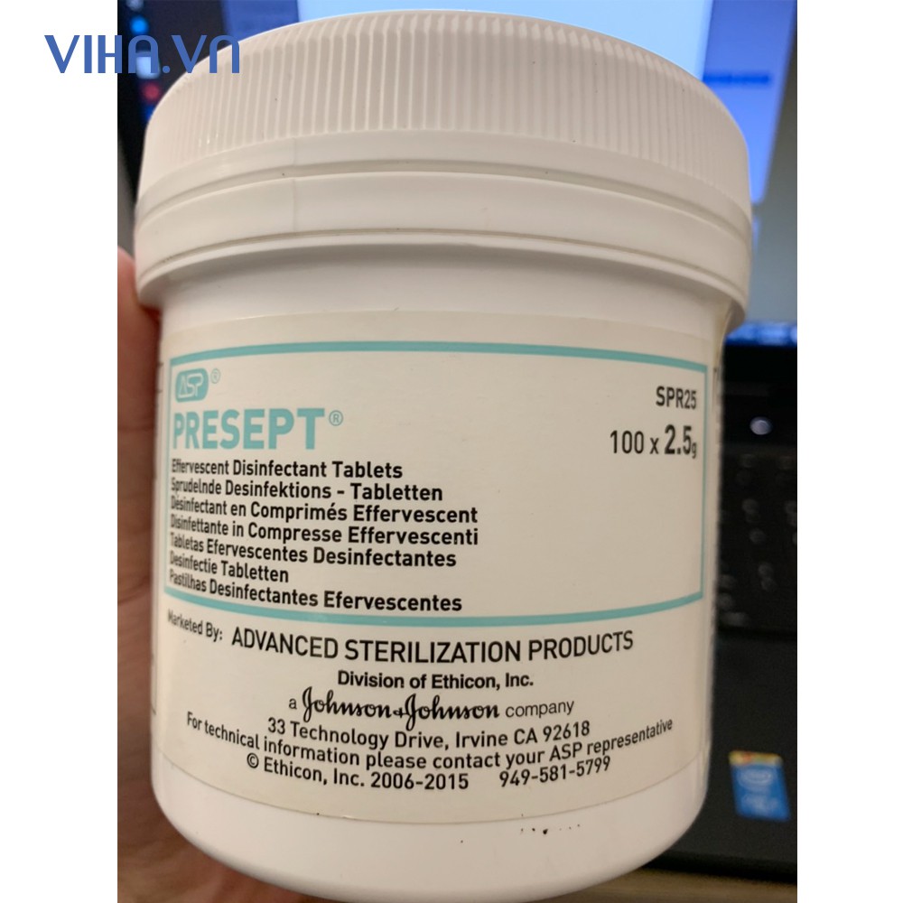 Viên sát khuẩn presept, khử trùng, tẩy uế