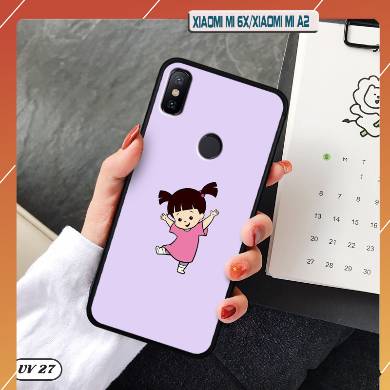 Ốp Xiaomi Mi A2 lưng nhám -ngộ nghĩnh
