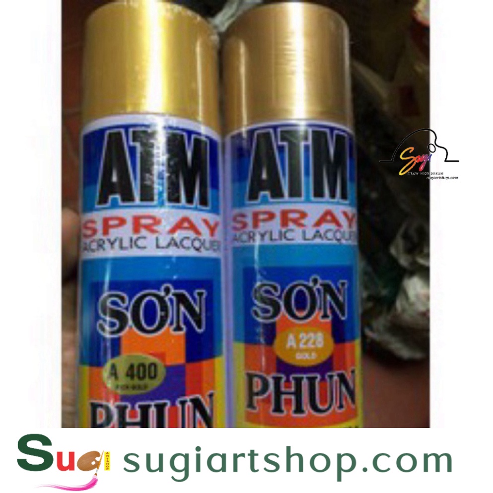 Sơn xịt ATM SPRAY 400ml các màu cơ bản - Sơn Xịt