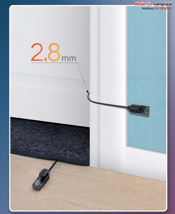 Cáp mạng đúc sẵn Cat6a dài 3m Ugreen 70653 cao cấp