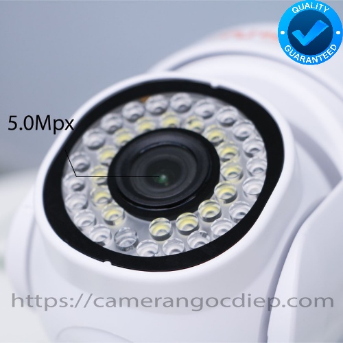 [HÀNG XỊN - FREESHIP] Camera IP Yoosee Ngoài Trời PTZ mini 36LED 5.0Mpx 1080P - chống nước xem đêm có màu