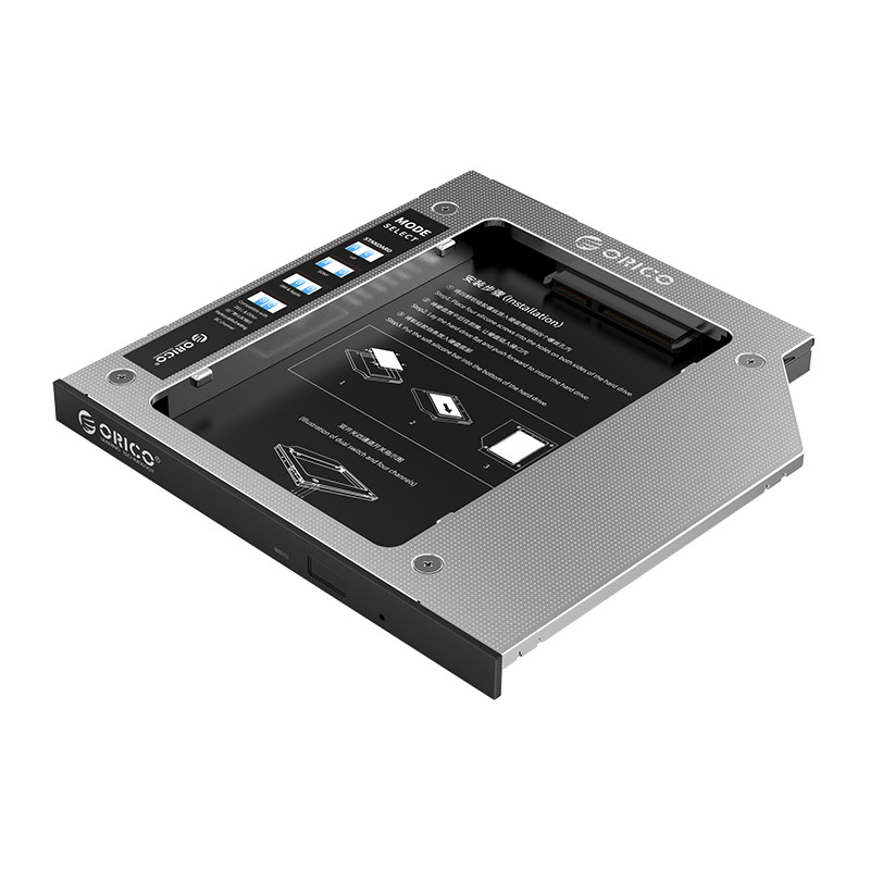 Khay đựng ổ cứng Laptop (Caddy bay) 2.5" SATA 1,2,3 ORICO M95SS - Hàng Chính Hãng