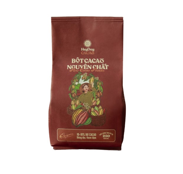 Bột ca cao nguyên chất Origin (Heyday Cacao)